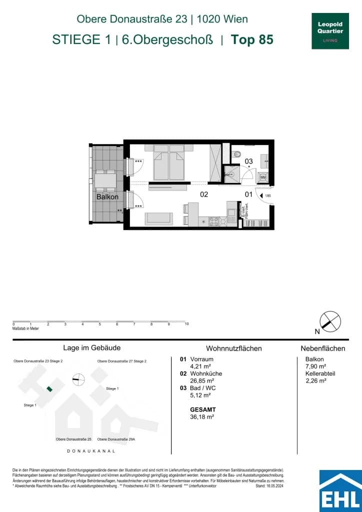 1-Zimmer-Wohnung kaufen in Wien – 36,18 m², € 440.000 – Bild 34 von 34