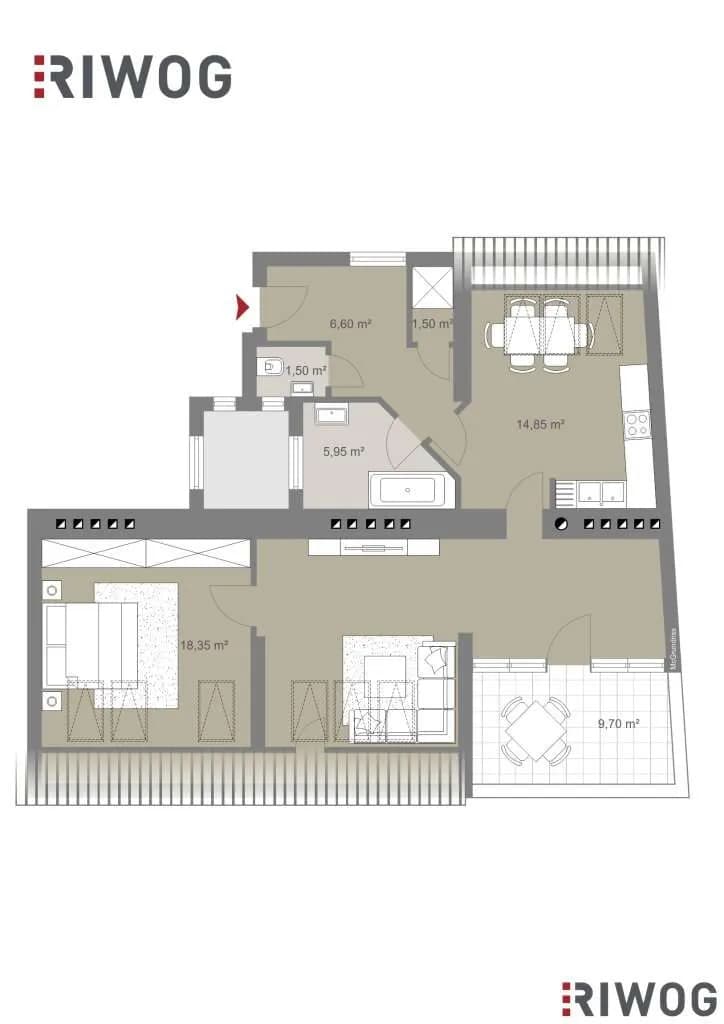 3-Zimmer-Wohnung kaufen in Wien – 85,4 m², € 400.000 – Bild 13 von 13