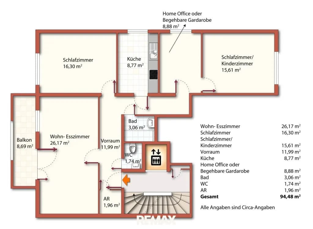 3-Zimmer-Immobilie mieten in Wien – 95 m², € 1.980 – Bild 31 von 31