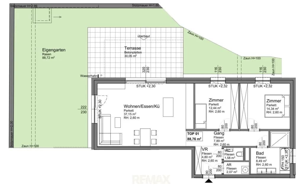 3-Zimmer-Wohnung kaufen in Gmunden – 88,72 m², € 481.500 – Bild 11 von 12