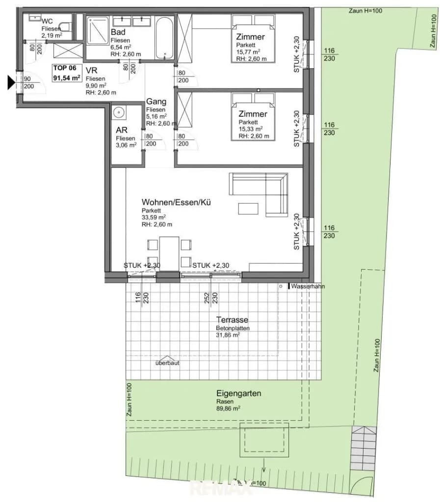3-Zimmer-Wohnung kaufen in Gmunden – 91,54 m², € 495.900 – Bild 10 von 11