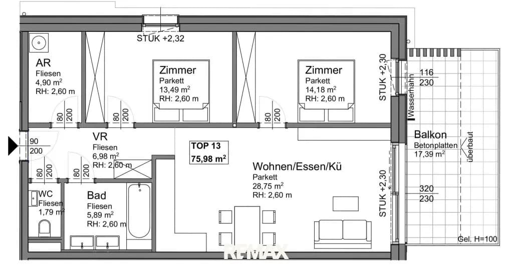 3-Zimmer-Wohnung kaufen in Gmunden – 75,98 m², € 381.640 – Bild 9 von 10