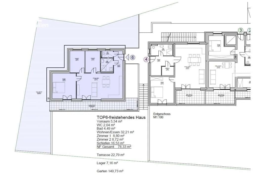 4-Zimmer-Wohnung kaufen in Voitsberg – 78 m², € 348.000 – Bild 4 von 4