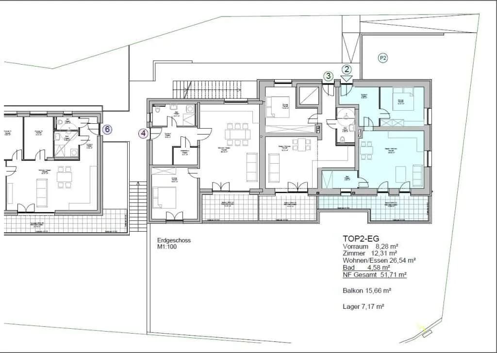 2-Zimmer-Wohnung kaufen in Voitsberg – 52 m², € 209.000 – Bild 4 von 4