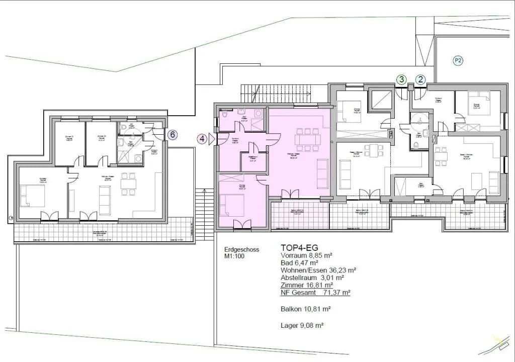 2-Zimmer-Wohnung kaufen in Voitsberg – 71 m², € 289.000 – Bild 4 von 4