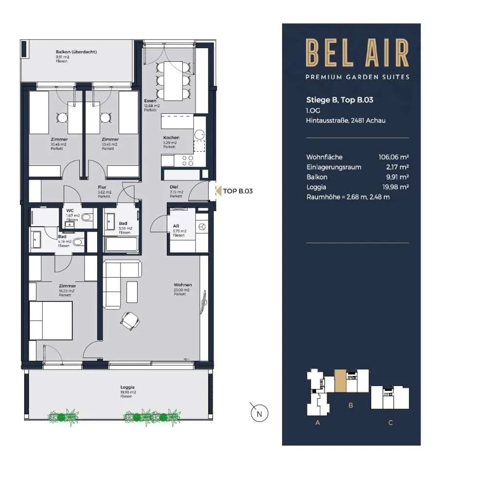 4-Zimmer-Wohnung kaufen in Mödling – 105,92 m², € 700.007 – Bild 15 von 16