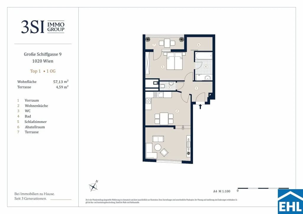 2-Zimmer-Wohnung kaufen in Wien – 57,13 m², € 479.000 – Bild 12 von 12