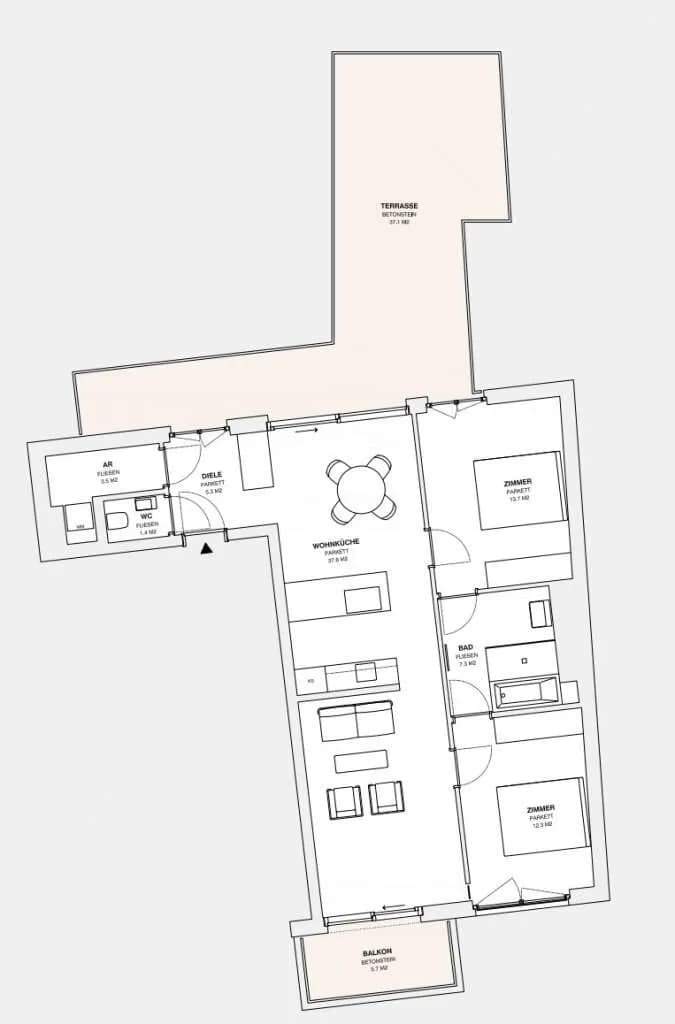 3-Zimmer-Wohnung mieten in Wien – 81,13 m², € 2.399 – Bild 39 von 39