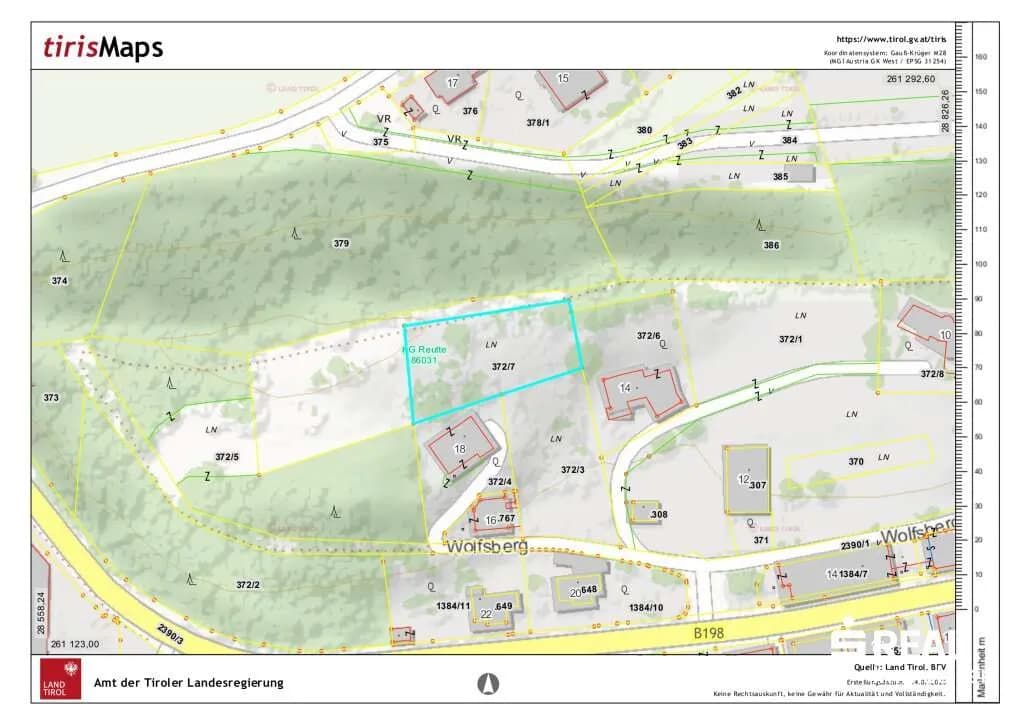 Grundstück kaufen in Reutte – 1 192 m² – Bild 22 von 23
