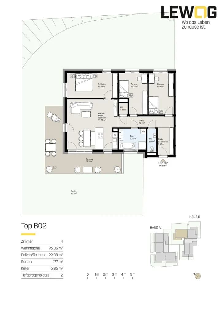 4-Zimmer-Wohnung kaufen in Linz Land – 97 m², € 649.000 – Bild 16 von 16