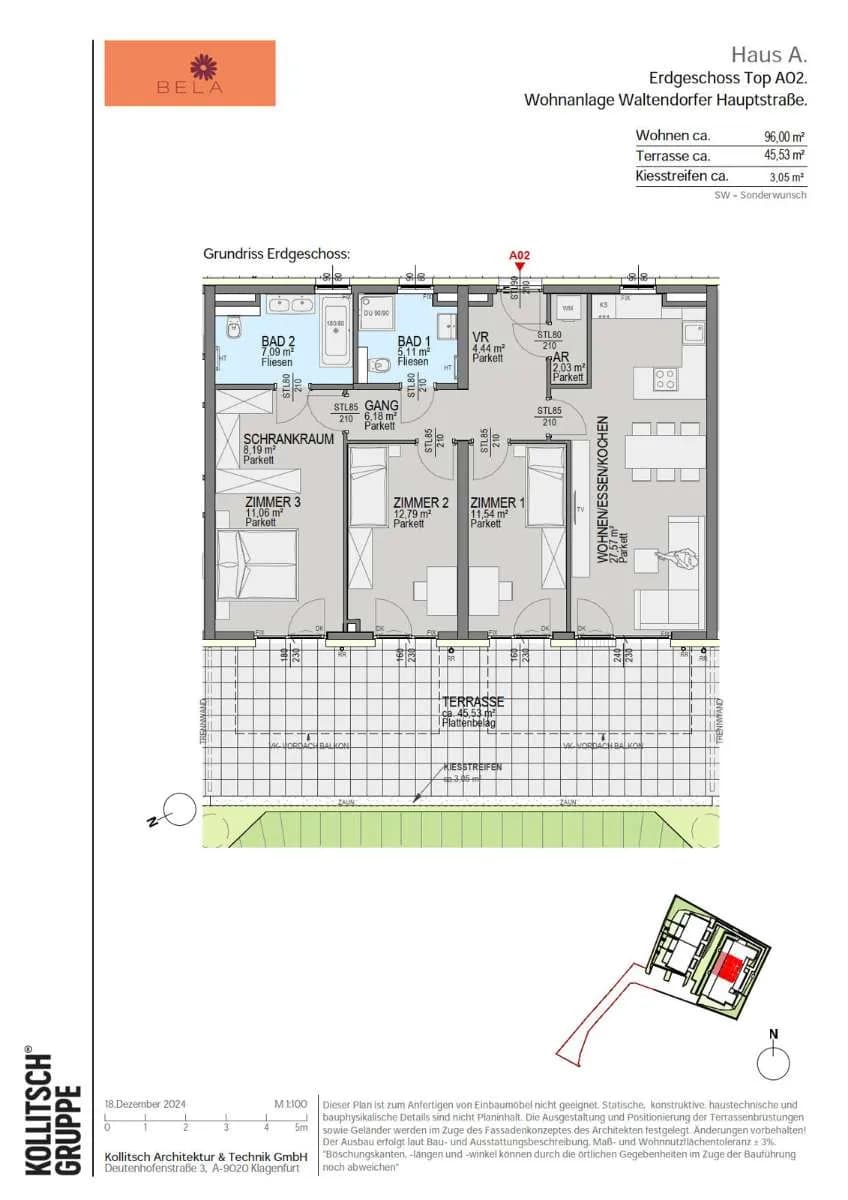4-Zimmer-Wohnung kaufen in Graz – 96 m², € 670.500 – Bild 2 von 10