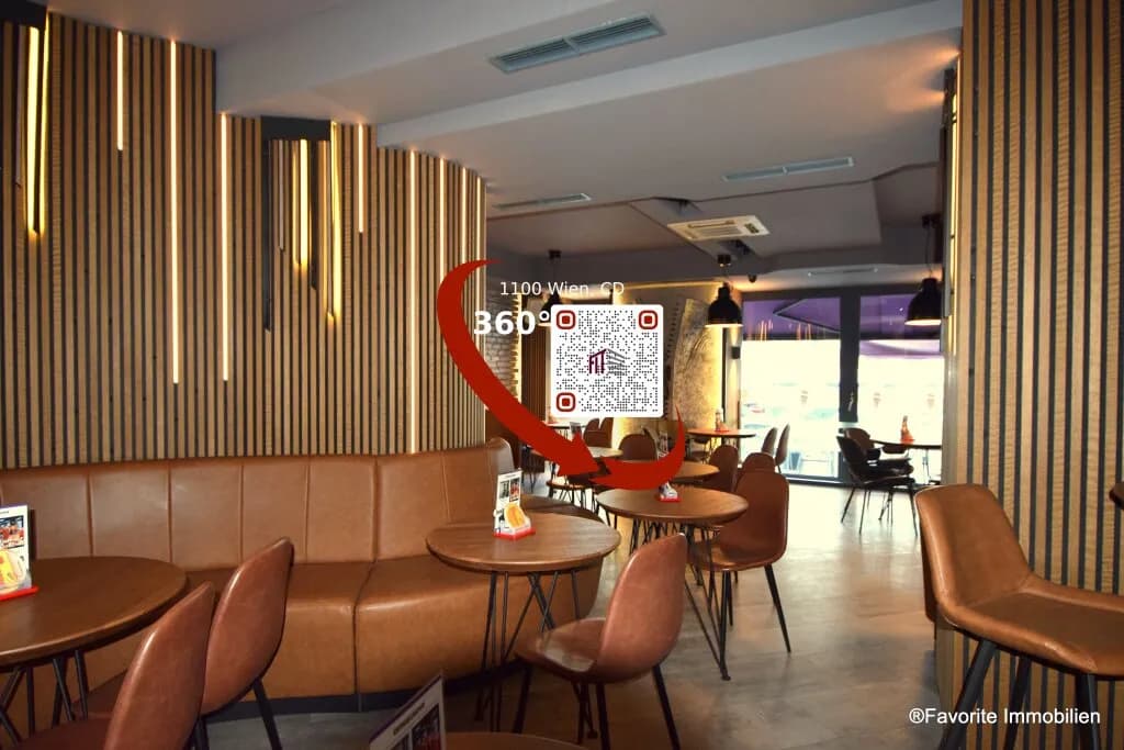 Gewerbeimmobilie mieten in Wien – 250 m², € 1.343