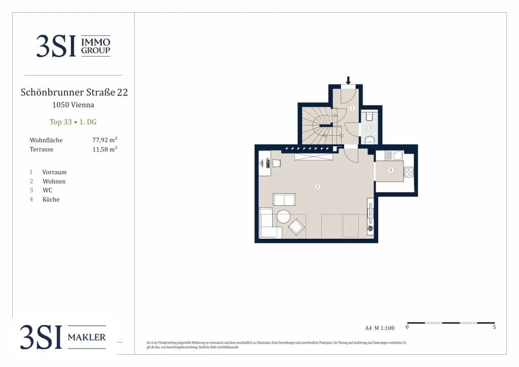 2-Zimmer-Wohnung kaufen in Wien – 77,92 m², € 599.000 – Bild 10 von 11