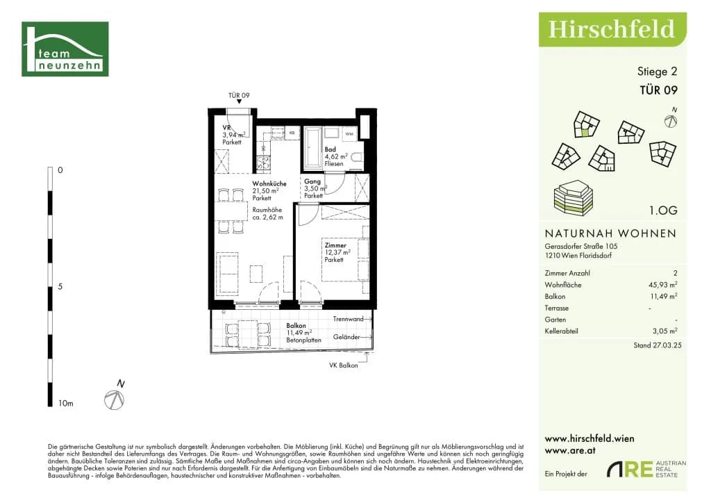 2-Zimmer-Wohnung kaufen in Wien – 45,93 m², € 269.000 – Bild 21 von 21