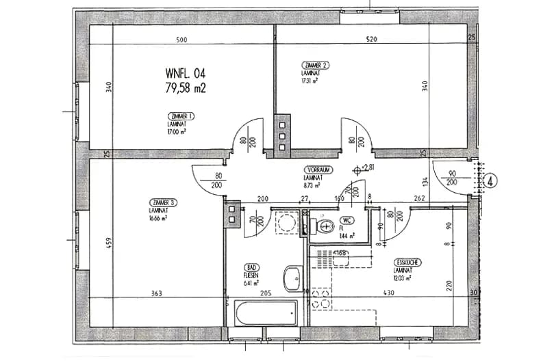 Wohnung mieten in Hollabrunn – 79,58 m², € 530 – Bild 13 von 13