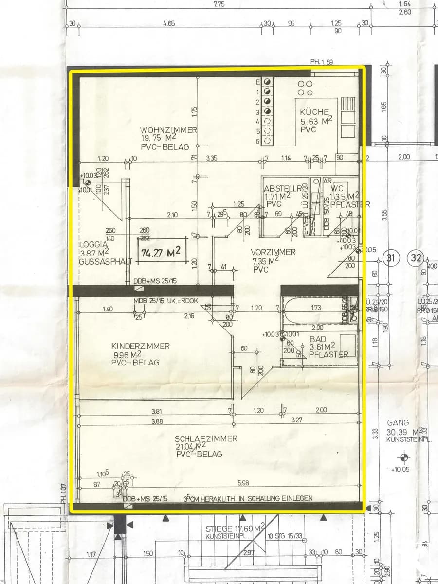 3-Zimmer-Immobilie kaufen in Melk – 74,27 m², € 119.000 – Bild 18 von 18