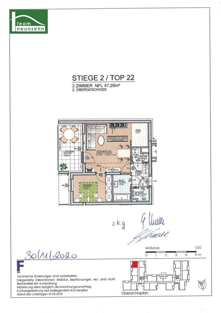 2-Zimmer-Wohnung mieten in Bruck an der Leitha – 47,26 m², € 976 – Bild 25 von 25