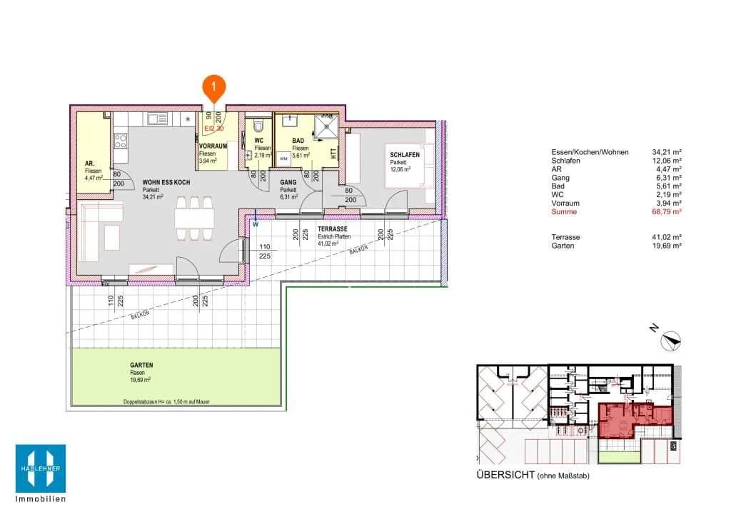 Wohnung kaufen in Grieskirchen – 54 m², € 239.580 – Bild 7 von 22