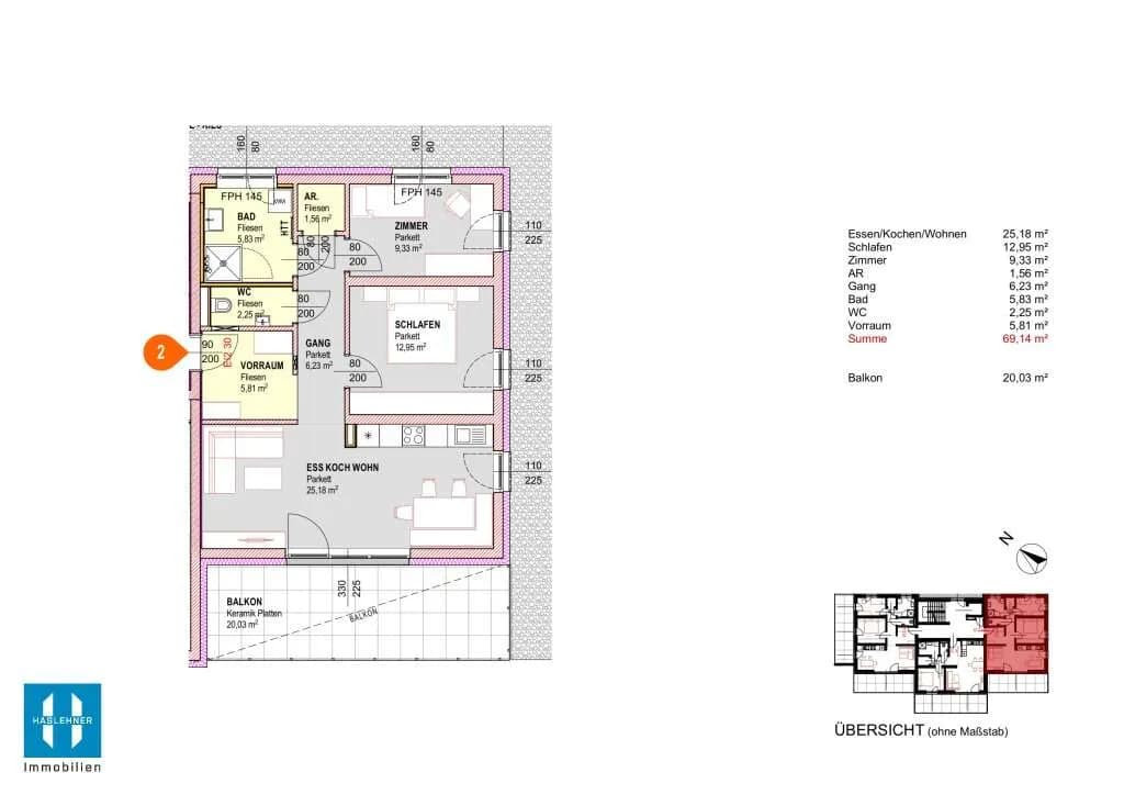 Wohnung kaufen in Grieskirchen – 54 m², € 239.580 – Bild 8 von 22