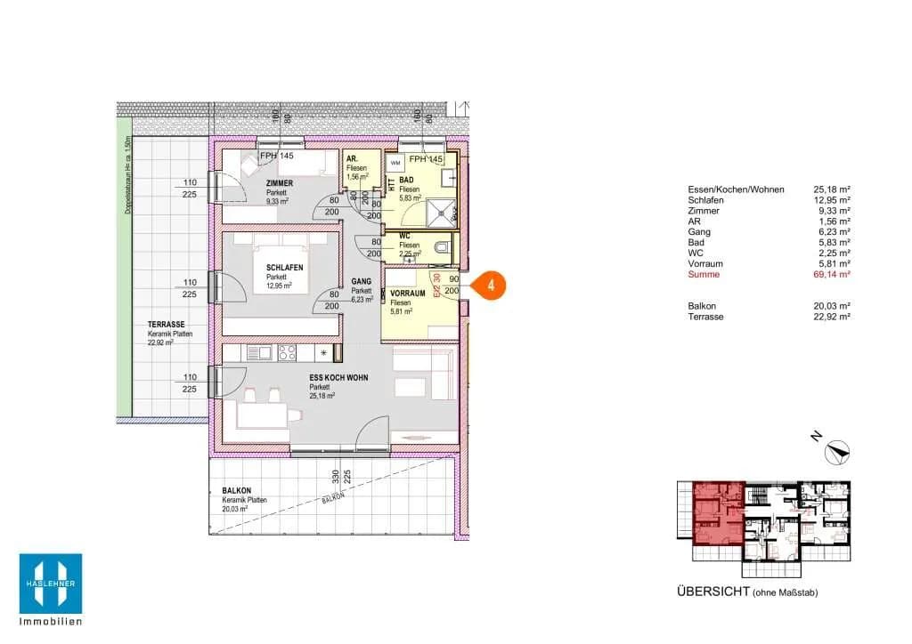 Wohnung kaufen in Grieskirchen – 54 m², € 239.580 – Bild 10 von 22