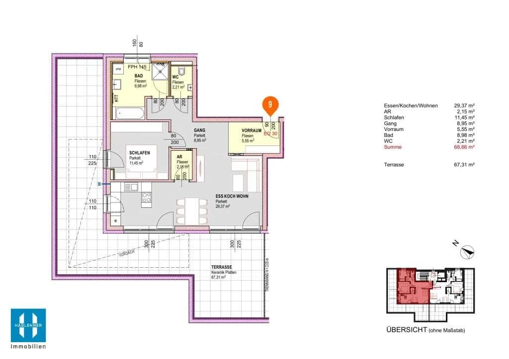 Wohnung kaufen in Grieskirchen – 54 m², € 239.580 – Bild 15 von 22