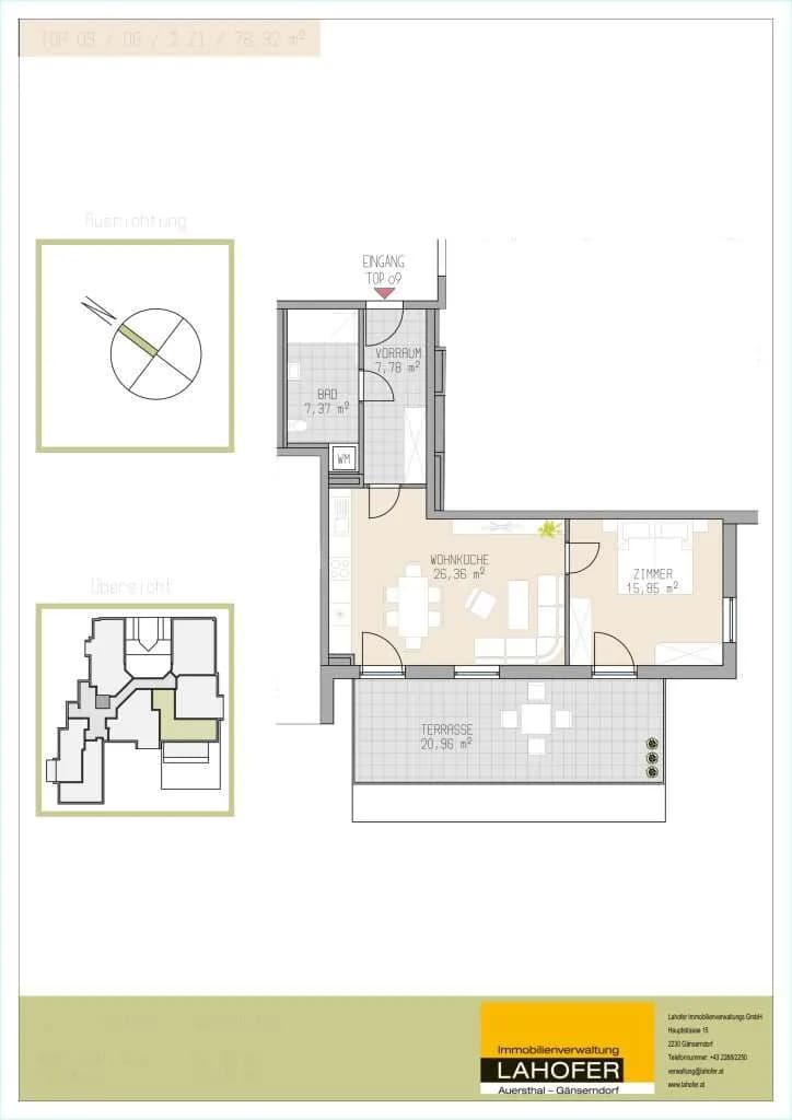 2-Zimmer-Wohnung kaufen in Gänserndorf – 57,36 m², € 279.000 – Bild 23 von 23