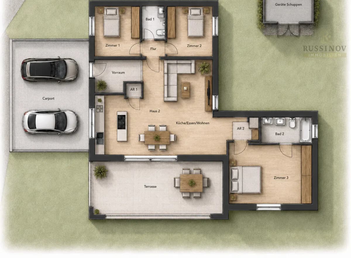 4-Zimmer-Haus kaufen in Klagenfurt Land – 120 m², € 498.500 – Bild 7 von 7