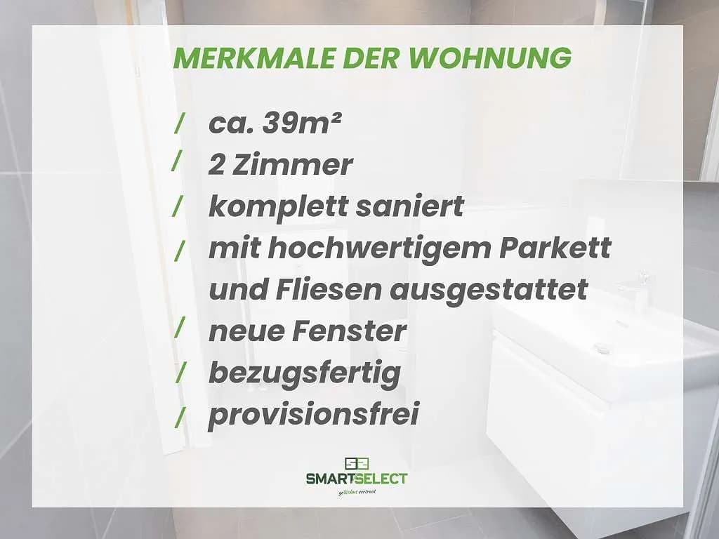 2-Zimmer-Wohnung kaufen in Wien – 38,93 m², € 249.000 – Bild 2 von 30