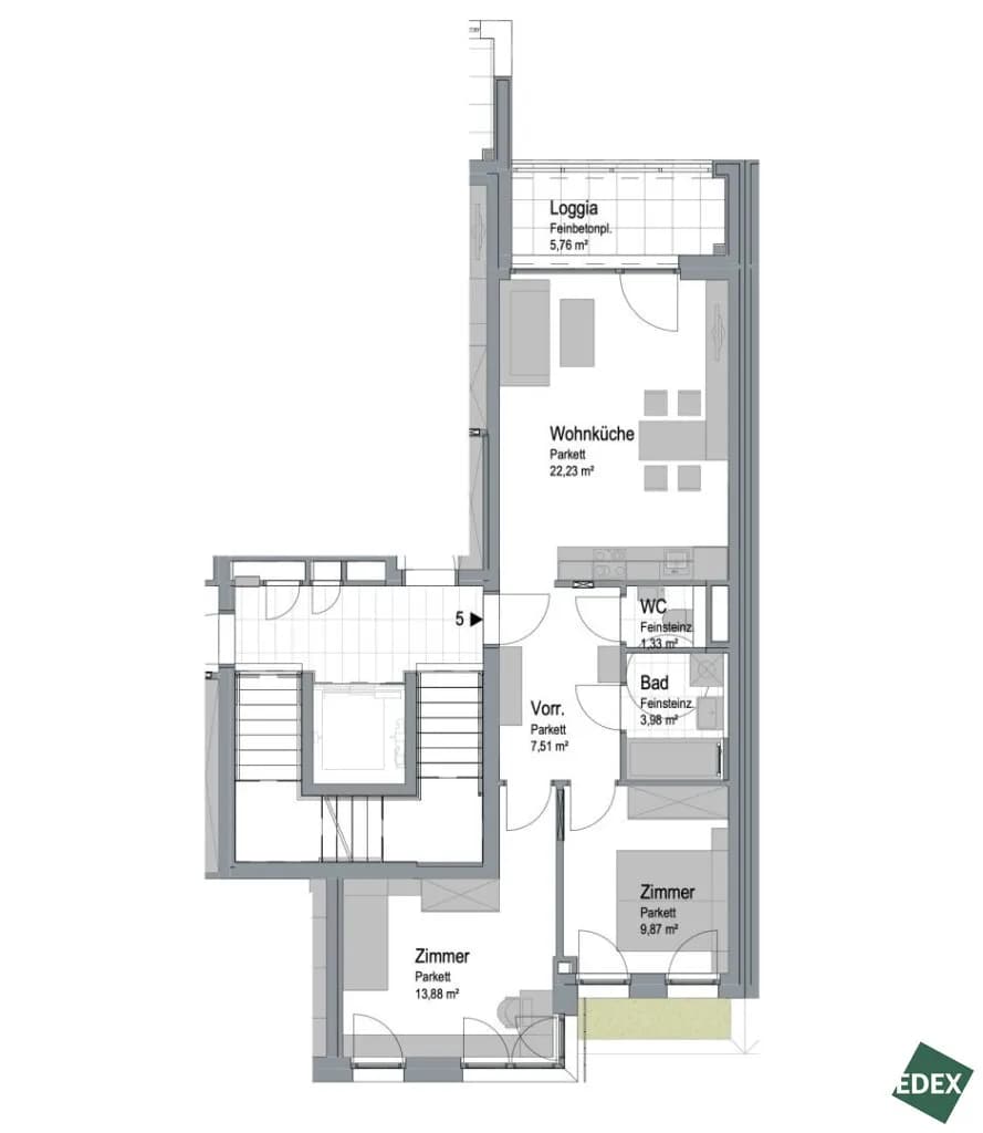 3-Zimmer-Wohnung kaufen in Wien – 58,79 m², € 320.000 – Bild 29 von 32