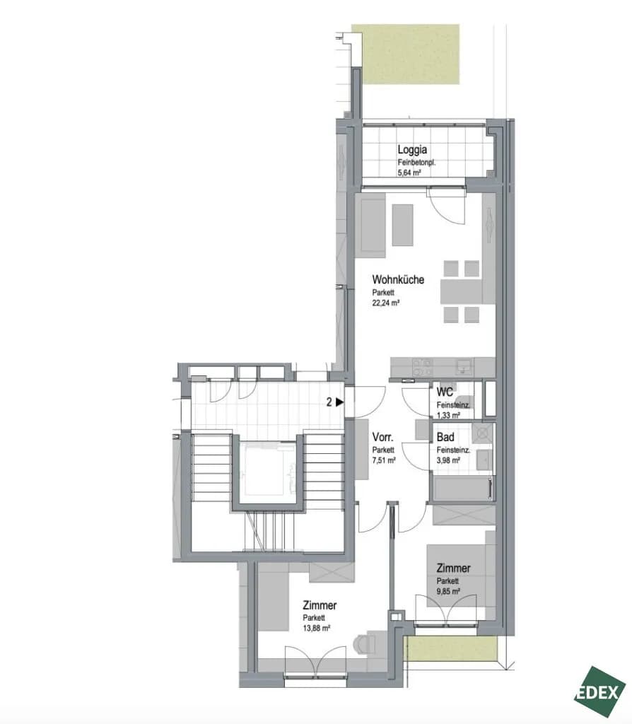 3-Zimmer-Wohnung kaufen in Wien – 58,79 m², € 320.000 – Bild 32 von 32