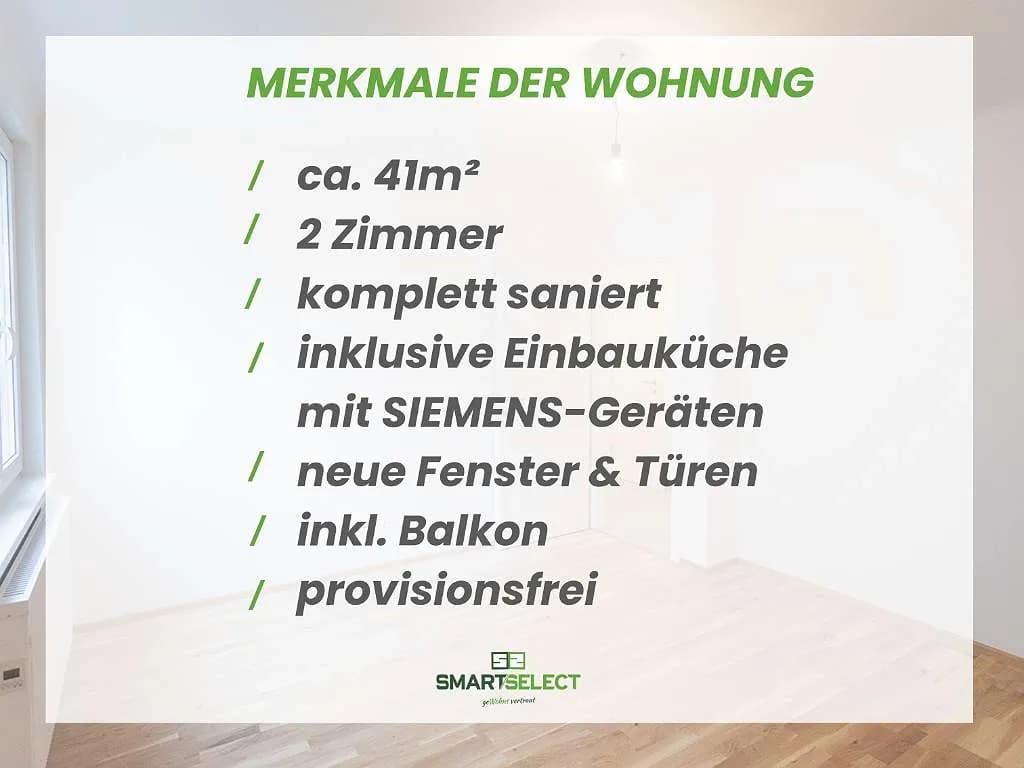 2-Zimmer-Wohnung kaufen in Wien – 41,53 m², € 249.000 – Bild 2 von 31