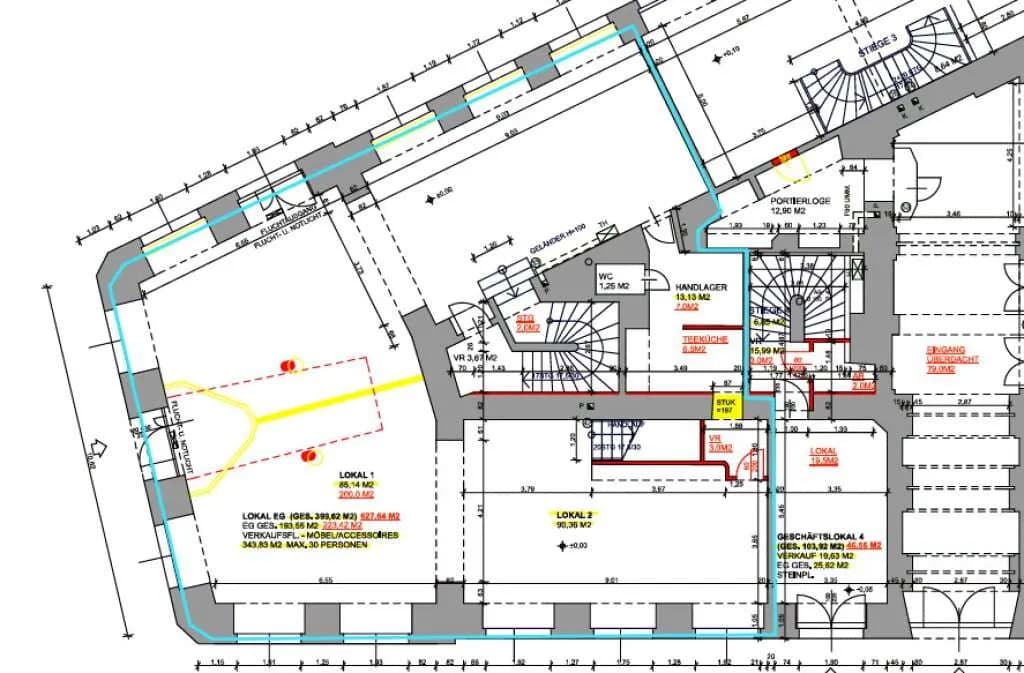 3-Zimmer-Gewerbeimmobilie mieten in Wien – 413 m², € 13.293 – Bild 37 von 38