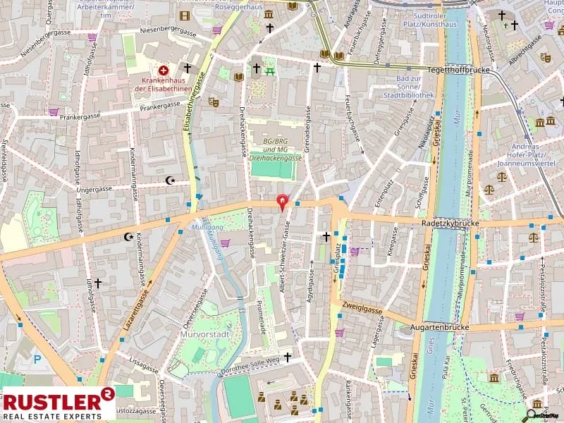 2-Zimmer-Wohnung mieten in Graz – 63,88 m², € 666 – Bild 2 von 2