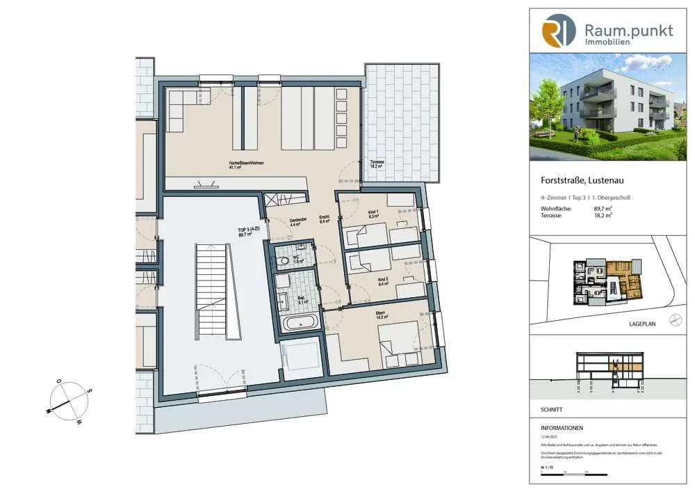 4-Zimmer-Wohnung kaufen in Dornbirn – 89,18 m², € 645.000