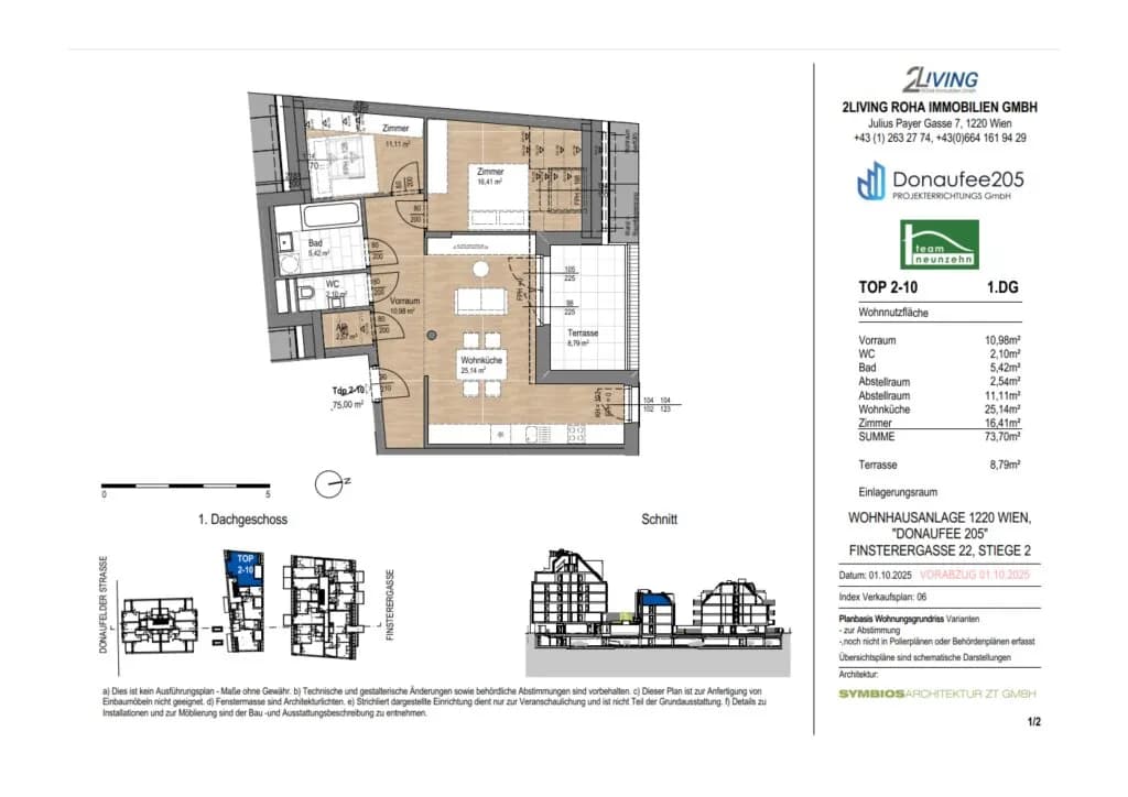 3-Zimmer-Wohnung kaufen in Wien – 75,09 m², € 383.839 – Bild 14 von 15