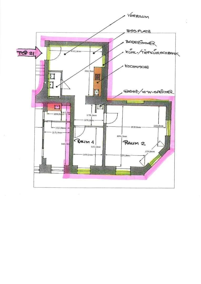 2-Zimmer-Wohnung kaufen in Wien – 46,82 m², € 292.900 – Bild 26 von 27