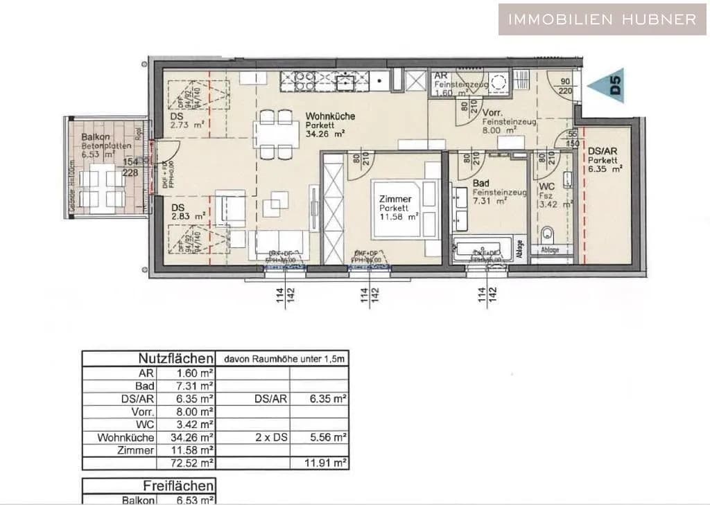 2-Zimmer-Wohnung kaufen in Wien – 72,52 m², € 359.000 – Bild 17 von 21