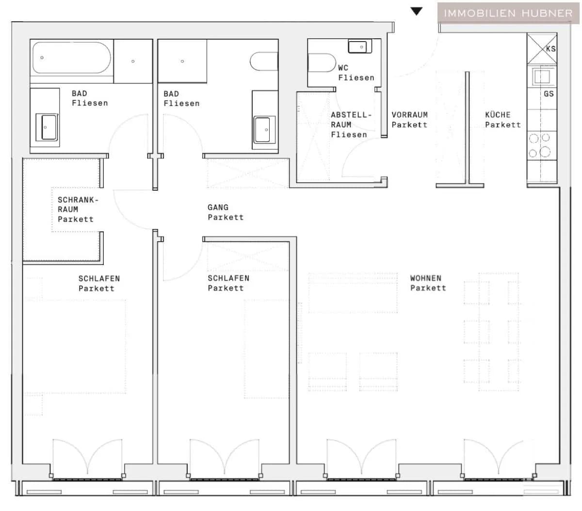 3-Zimmer-Wohnung mieten in Wien – 92 m², € 2.320 – Bild 18 von 20