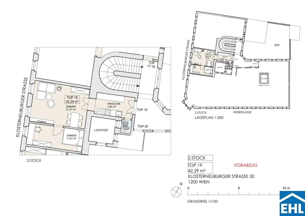 2-Zimmer-Wohnung kaufen in Wien – 42,29 m², € 219.000 – Bild 18 von 18
