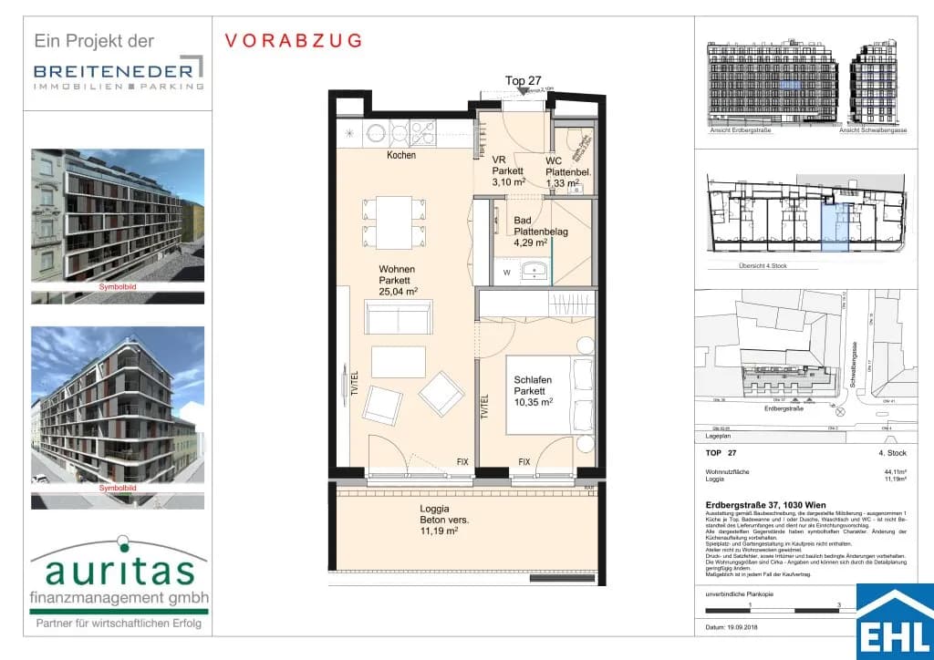 2-Zimmer-Wohnung mieten in Wien – 44,11 m², € 1.083 – Bild 8 von 8