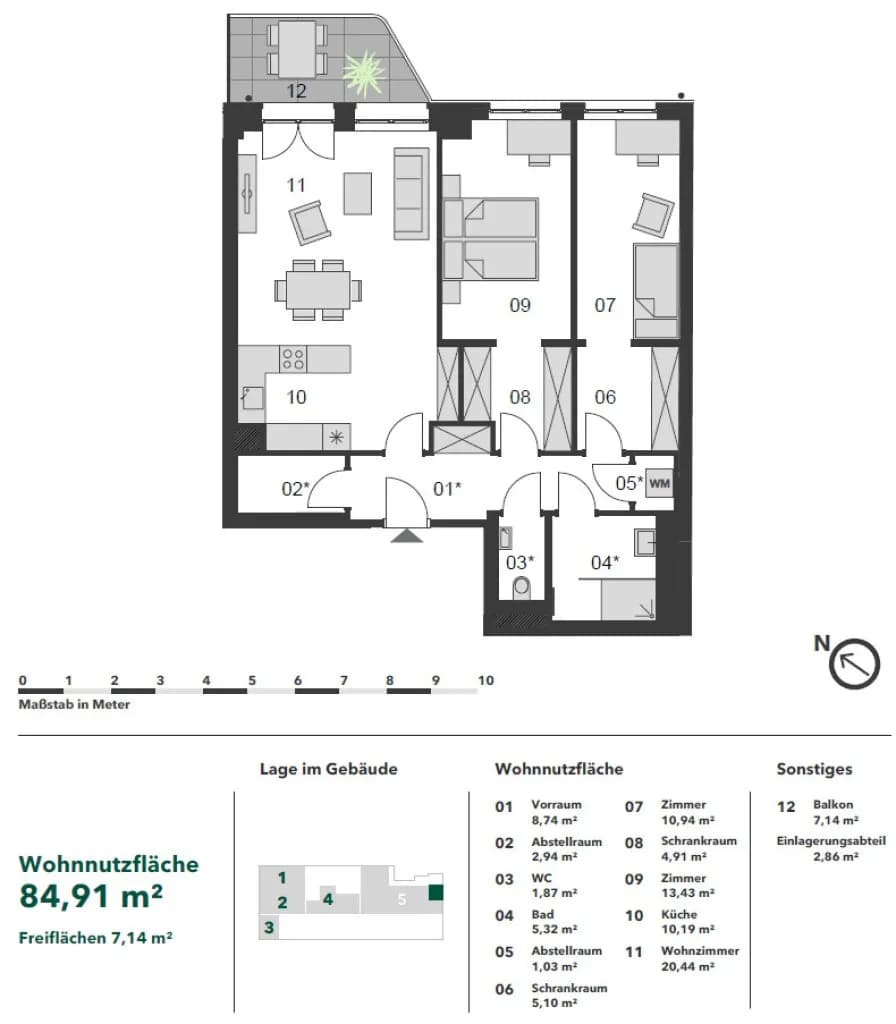3-Zimmer-Wohnung kaufen in Wien – 85 m², € 599.000 – Bild 18 von 18