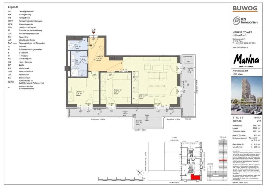 3-Zimmer-Wohnung kaufen in Wien – 69,53 m², € 941.414 – Bild 60 von 61