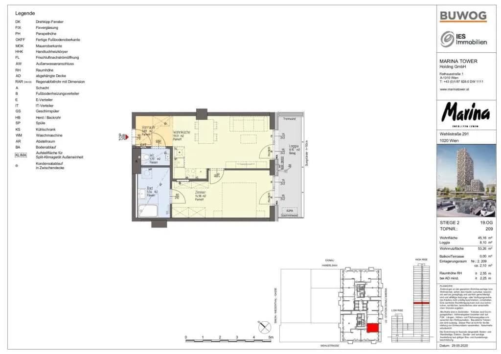 2-Zimmer-Wohnung kaufen in Wien – 45,16 m², € 484.286 – Bild 47 von 48