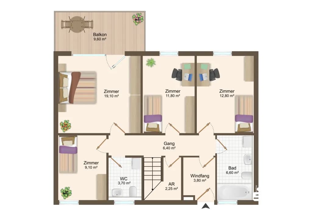 6-Zimmer-Wohnung kaufen in Innsbruck – 124,26 m², € 950.000 – Bild 6 von 7