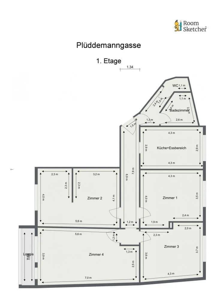 4-Zimmer-Wohnung kaufen in Graz – 118 m², € 335.000 – Bild 6 von 6