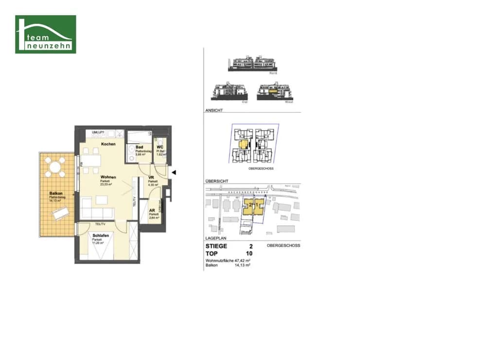 2-Zimmer-Wohnung kaufen in Wien – 47,42 m², € 469.000 – Bild 14 von 14