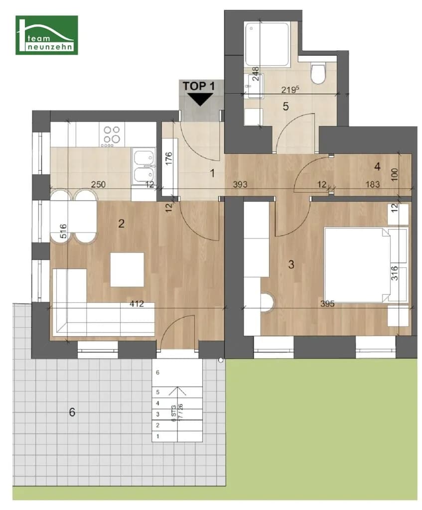 2-Zimmer-Wohnung kaufen in Wien – 41,1 m², € 249.900 – Bild 45 von 45