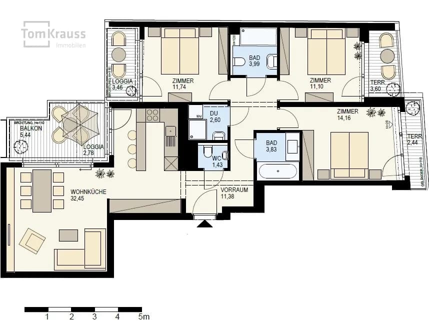 4-Zimmer-Wohnung kaufen in Wien – 98,92 m², € 1.256.000 – Bild 20 von 22