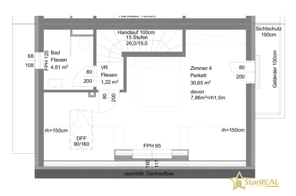 5-Zimmer-Haus kaufen in Wien – 117,74 m², € 598.000 – Bild 37 von 40