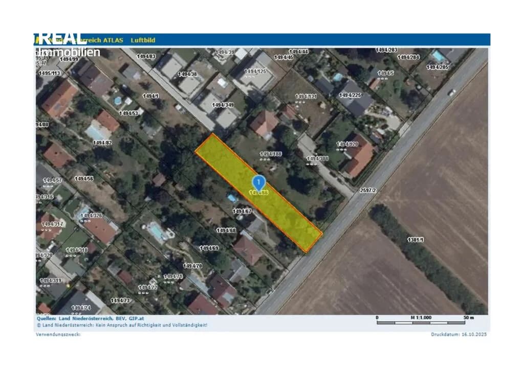 Grundstück kaufen in Gänserndorf – 1 191 m², € 249.000 – Bild 6 von 8